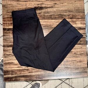 Men’s Perry Ellis Portfolio Dress Pants 34x32 Black | Classic Fit Slacks